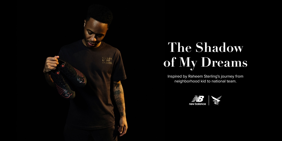 ニューバランス × ラヒーム・スターリング 初のシグネチャーコレクション「New Balance Shadow of My Dreams」が数量限定で5/6 予約開始 (New Balance Raheem Shaquille Sterling)