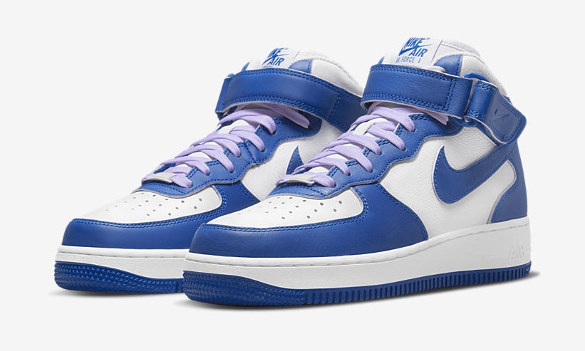 2022年 発売予定！ナイキ エア フォース 1 ミッド "ケンタッキーホワイト/ブルー" (NIKE AIR FORCE 1 MID "Kentucky/White/Blue") [DX3721-100]