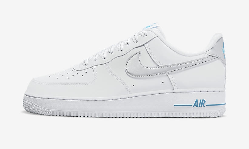 2022年 発売予定！ナイキ エア フォース 1 07 ロー “ホワイト/グレー/ブルー” (NIKE AIR FORCE 1 07 LOW “White/Grey/Blue”) [DR0142-100]