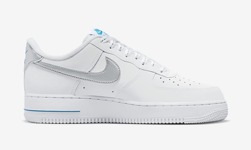 2022年 発売予定！ナイキ エア フォース 1 07 ロー “ホワイト/グレー/ブルー” (NIKE AIR FORCE 1 07 LOW “White/Grey/Blue”) [DR0142-100]