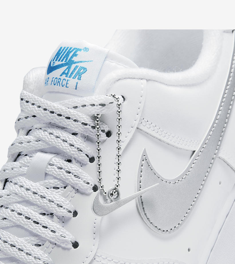 2022年 発売予定！ナイキ エア フォース 1 07 ロー “ホワイト/グレー/ブルー” (NIKE AIR FORCE 1 07 LOW “White/Grey/Blue”) [DR0142-100]