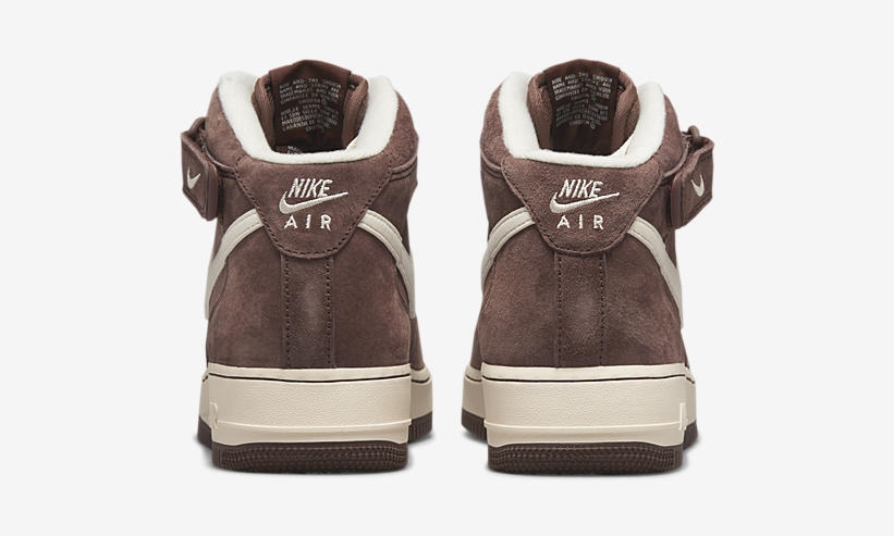 【国内 6/9 発売】ナイキ エア フォース 1 07 ミッド QS “チョコレート” (NIKE AIR FORCE 1 07 MID QS “Chocolate”) [DM0107-200]