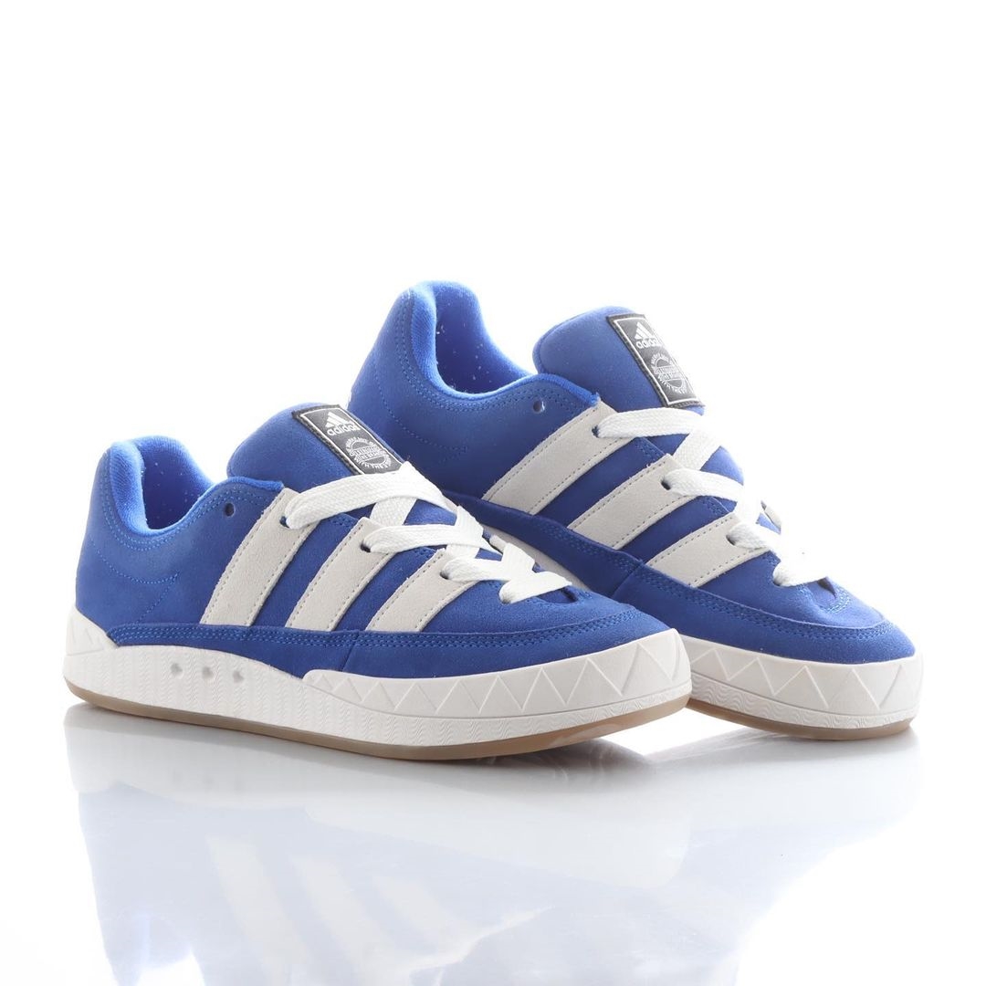 【国内 6/11、6/14 発売】atmos × adidas ADIMATIC “Blue” (アトモス アディダス アディマティック “ブルー”) [GX1828]