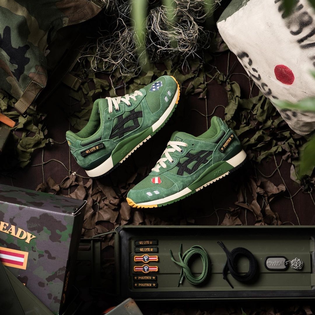 海外 5/30 発売！SNEAKER POLITICS × ASICS GEL-LYTE III OG “Green” (スニーカーポリティクス アシックス ゲルライト) [1201A516.300]