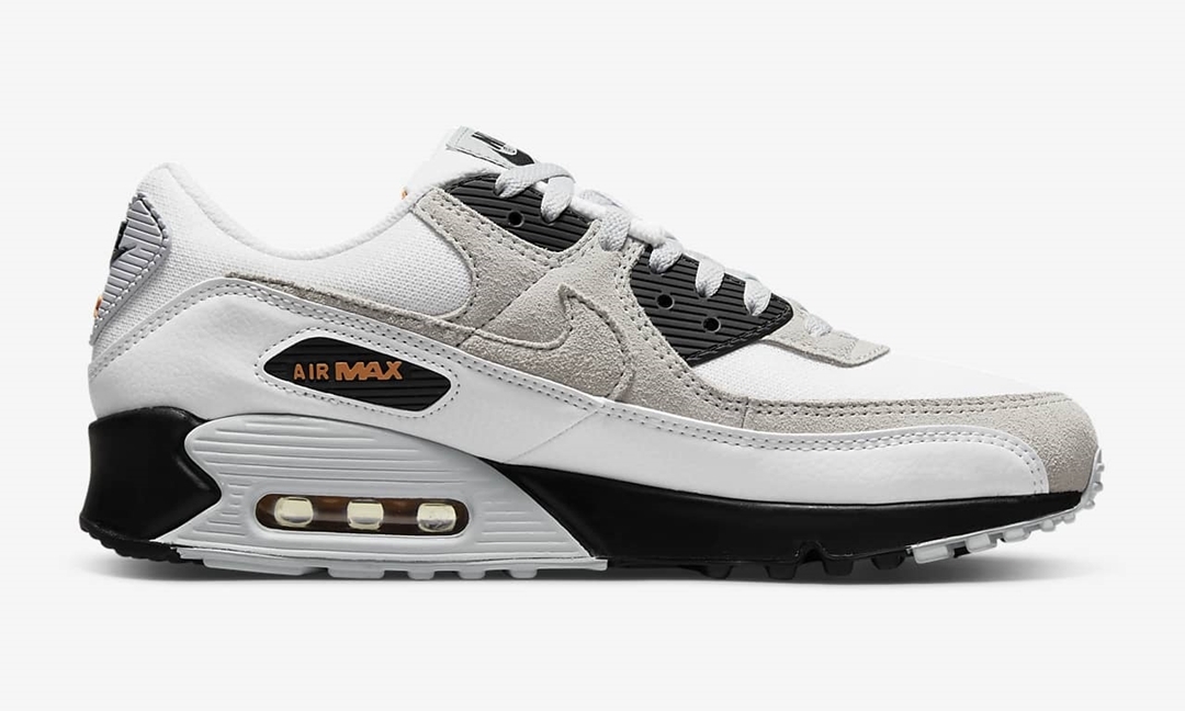 ナイキ エア マックス 90 “ホワイト/ブラック/ホットカリー” (NIKE AIR MAX 90 “White/Black/Hot Curry”) [DM0029-100]