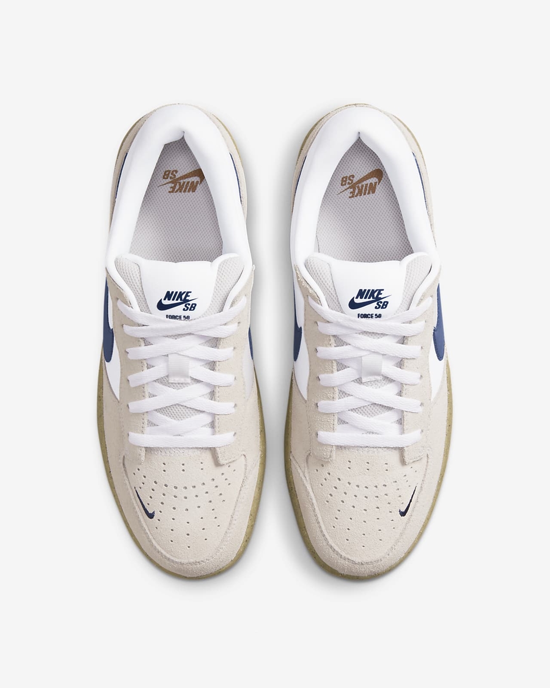 海外発売！ナイキ SB フォース 58 “ホワイト/ガムライトブラウン” (NIKE SB FORCE 58 “White/Gum Light Brown”) [CZ2959-100]