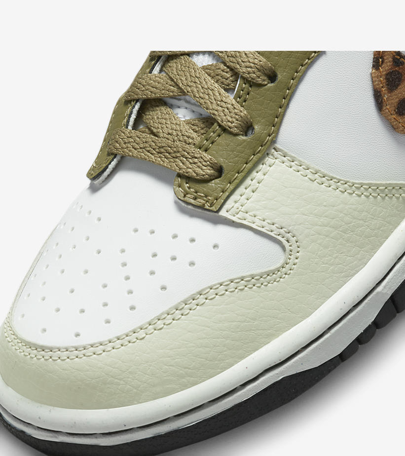 海外 9/7 発売予定！ナイキ GS ダンク ロー “レオパード/ホワイト/カーキ” (NIKE WMNS DUNK LOW “Leopard/White/Kahki”) [DX9282-100]