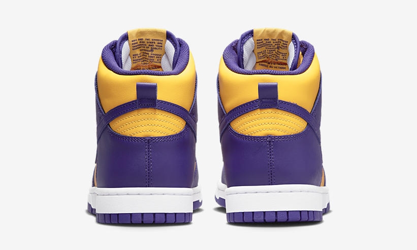 【国内 8/20 発売】ナイキ ダンク ハイ レトロ “レイカーズ/コートパープル” (NIKE DUNK HIGH RETRO “Lakers/Court Purple”) [DD1399-500]