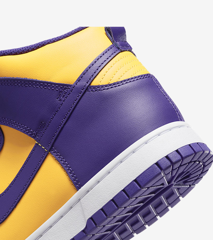 【国内 8/20 発売】ナイキ ダンク ハイ レトロ “レイカーズ/コートパープル” (NIKE DUNK HIGH RETRO “Lakers/Court Purple”) [DD1399-500]