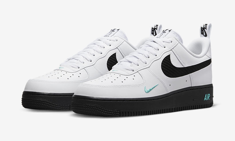 2022年 発売予定！ナイキ エア フォース 1 ロー “カットアウトスウッシュ/ホワイト/ブラック” (NIKE AIR FORCE 1 LOW “Cutout Swoosh/White/Black”) [DR0155-100]