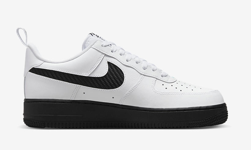 2022年 発売予定！ナイキ エア フォース 1 ロー “カットアウトスウッシュ/ホワイト/ブラック” (NIKE AIR FORCE 1 LOW “Cutout Swoosh/White/Black”) [DR0155-100]