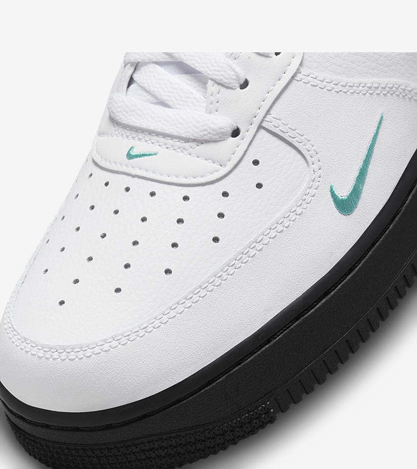 2022年 発売予定！ナイキ エア フォース 1 ロー “カットアウトスウッシュ/ホワイト/ブラック” (NIKE AIR FORCE 1 LOW “Cutout Swoosh/White/Black”) [DR0155-100]