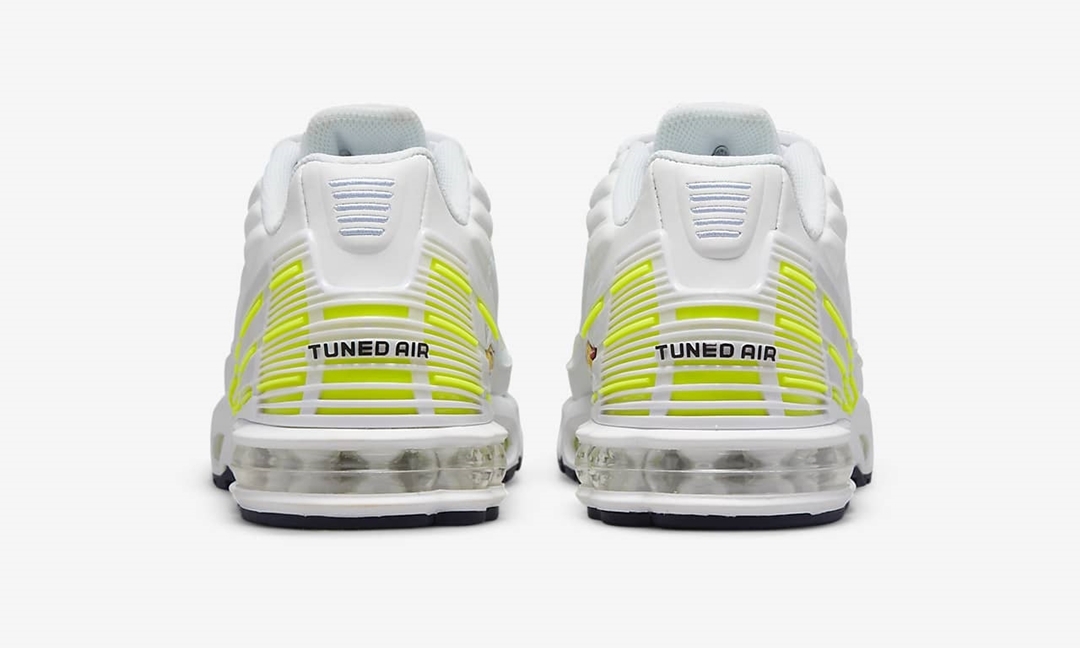 2022年 発売予定！ナイキ エア マックス プラス 3 “5スウッシュ/ホワイト/ボルト” (NIKE AIR MAX PLUS 3 “Five Swoosh/White/Volt”) [DV6823-100]