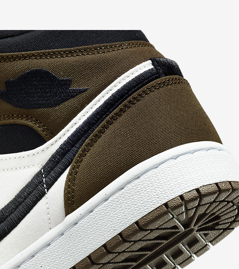 【国内 9/1 発売】ナイキ ウィメンズ エア ジョーダン 1 ミッド SE “ライトオリーブ/ブラック” (NIKE WMNS AIR JORDAN 1 MID SE “Light Olive/Black”) [DV0427-301]