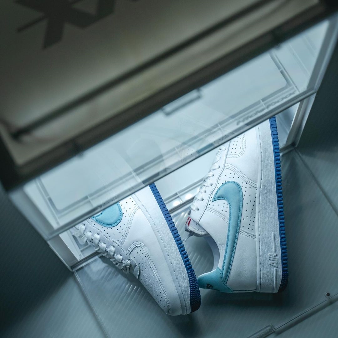 海外 6/4 発売予定！ナイキ エア フォース 1 ロー QS “プエルトリコ/ホワイト/ブルー” (NIKE AIR FORCE 1 LOW QS “Puerto Rico/White/Blue”) [DQ9200-100]