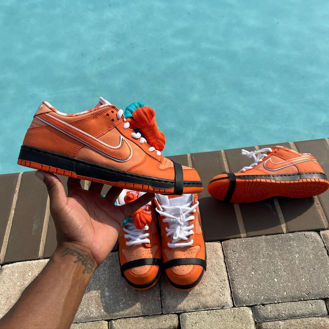 【国内 2/28 発売】コンセプツ × ナイキ SB ダンク ロー “オレンジロブスター” (Concepts NIKE SB DUNK LOW “Orange Lobster”) [FD8776-800]