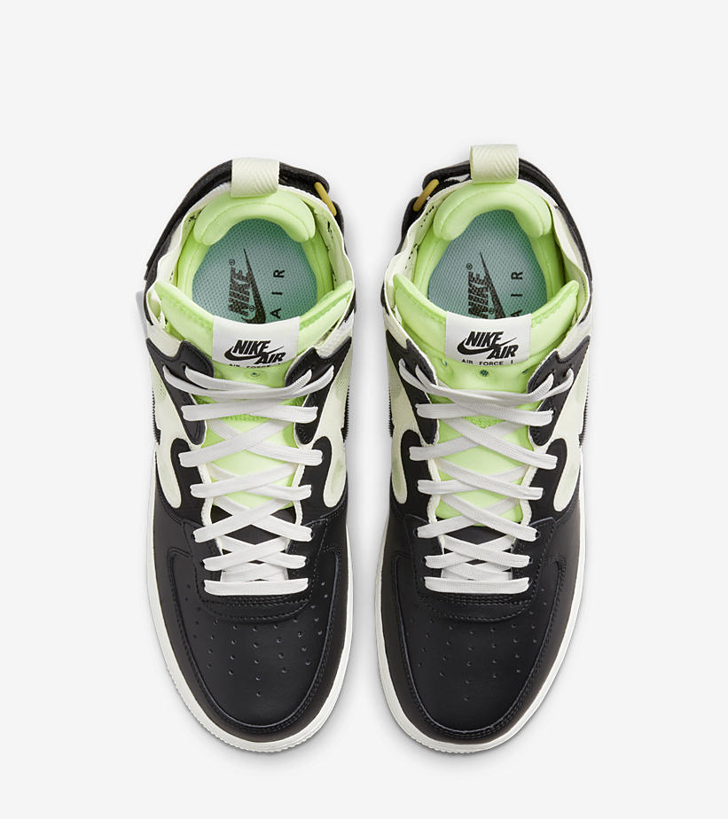 2022年 発売予定！ナイキ エア フォース 1 ミッド リアクト “ブラック/ネオングリーン” (NIKE AIR FORCE 1 MID REACT “Black/Neon Green”) [DQ1872-100]