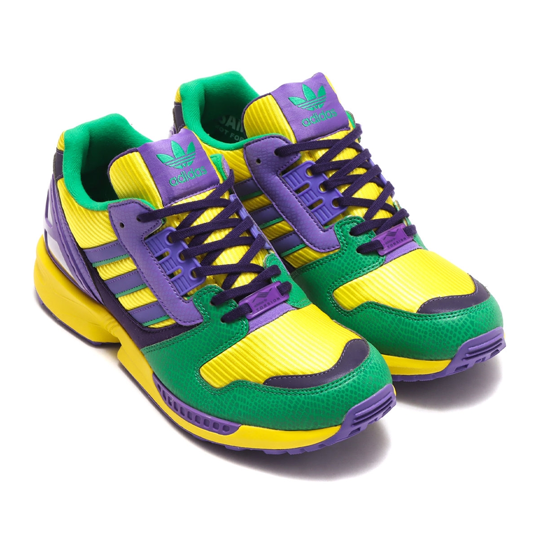 【国内 5/28 発売】atmos × adidas Originals ZX 8000 “G-SNK” BRAZIL (アトモス アディダス オリジナルス ゼットエックス 8000 “ブラジル”) [GX7185]