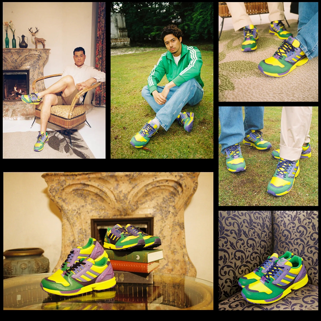 【国内 5/28 発売】atmos × adidas Originals ZX 8000 “G-SNK” BRAZIL (アトモス アディダス オリジナルス ゼットエックス 8000 “ブラジル”) [GX7185]