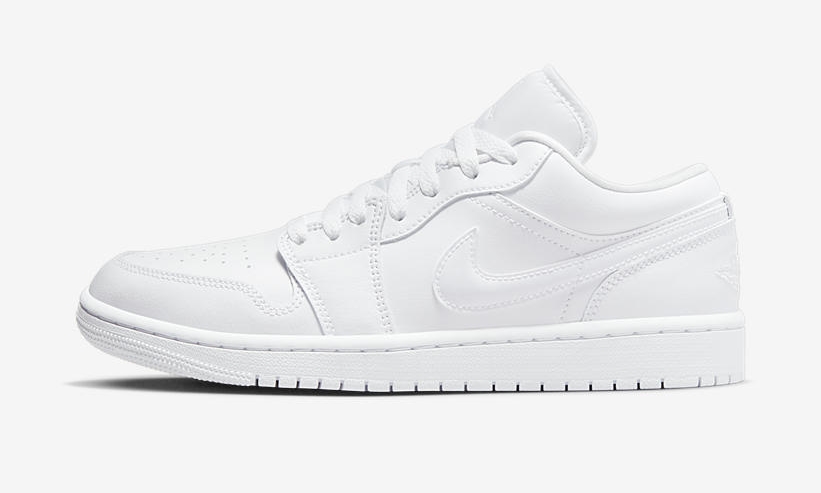 【国内 9/14 発売】ナイキ エア ジョーダン 1 ロー “トリプルホワイト” (NIKE AIR JORDAN 1 LOW “Triple White”) [DV0990-111]