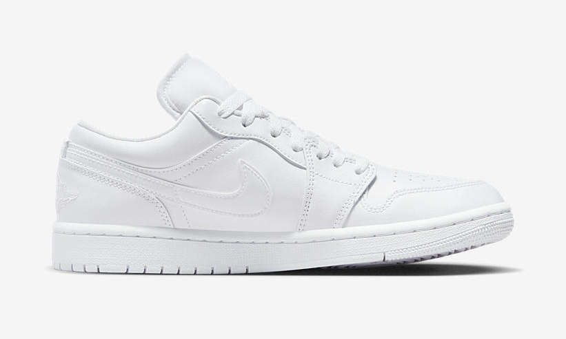 【国内 9/14 発売】ナイキ エア ジョーダン 1 ロー “トリプルホワイト” (NIKE AIR JORDAN 1 LOW “Triple White”) [DV0990-111]