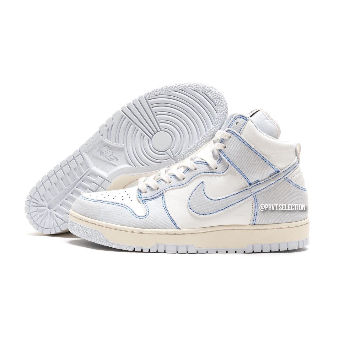 【国内 11/21 発売】ナイキ ダンク ハイ 1985 “ホワイト/ブルーデニム” (NIKE DUNK HIGH 1985 “White/Blue Denim”) [DQ8799-101]