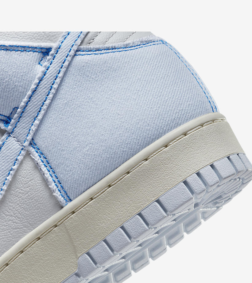 【国内 11/21 発売】ナイキ ダンク ハイ 1985 “ホワイト/ブルーデニム” (NIKE DUNK HIGH 1985 “White/Blue Denim”) [DQ8799-101]