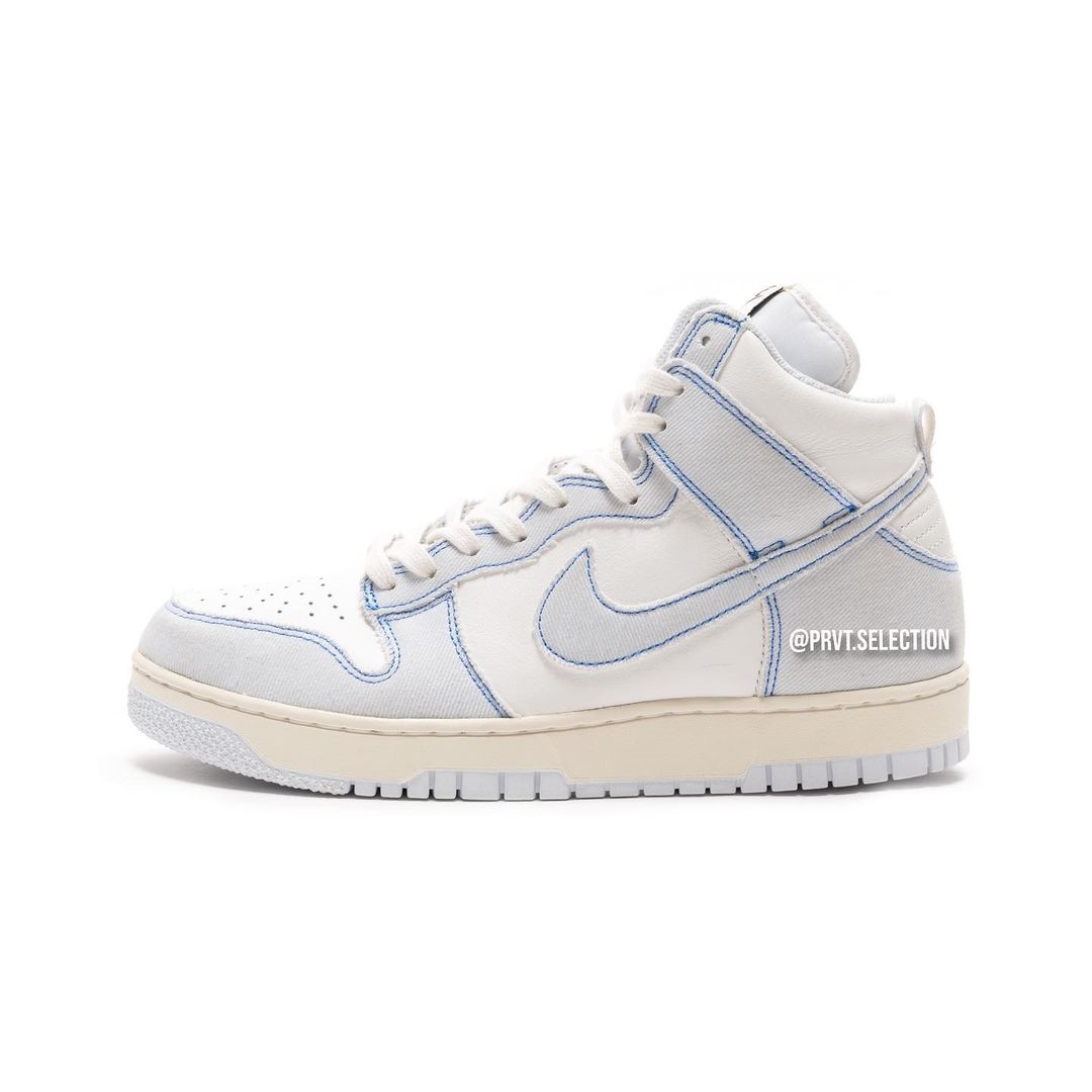 【国内 11/21 発売】ナイキ ダンク ハイ 1985 “ホワイト/ブルーデニム” (NIKE DUNK HIGH 1985 “White/Blue Denim”) [DQ8799-101]