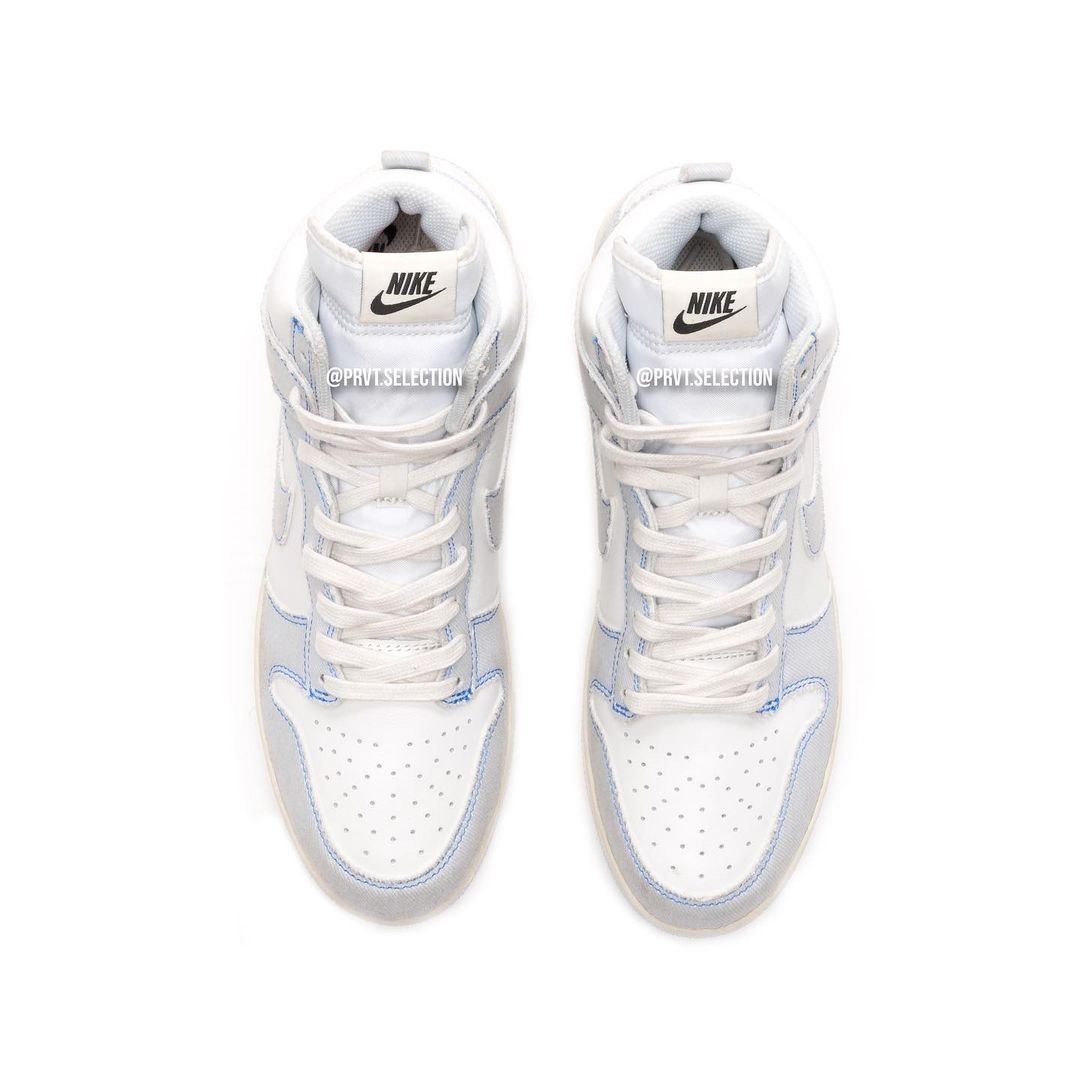 【国内 11/21 発売】ナイキ ダンク ハイ 1985 “ホワイト/ブルーデニム” (NIKE DUNK HIGH 1985 “White/Blue Denim”) [DQ8799-101]