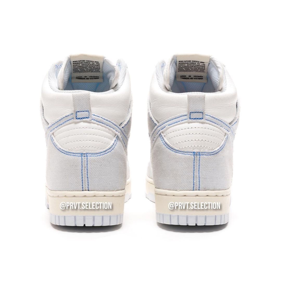 【国内 11/21 発売】ナイキ ダンク ハイ 1985 “ホワイト/ブルーデニム” (NIKE DUNK HIGH 1985 “White/Blue Denim”) [DQ8799-101]