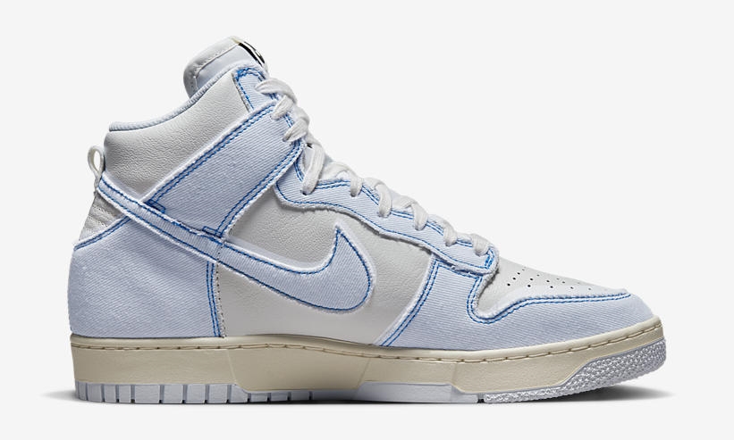 【国内 11/21 発売】ナイキ ダンク ハイ 1985 “ホワイト/ブルーデニム” (NIKE DUNK HIGH 1985 “White/Blue Denim”) [DQ8799-101]