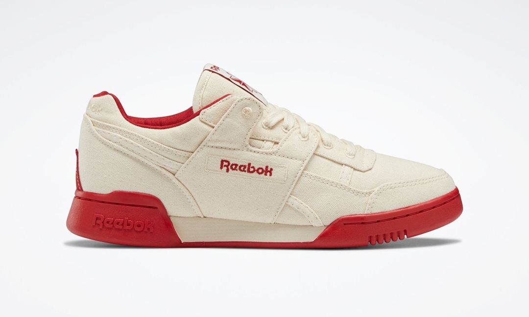 【国内 5/27 発売】リーボック ワークアウト プラス “チョーク/フラッシュレッド” (REEBOK WORKOUT PLUS “Chalk/Flash Red”) [GZ3654]