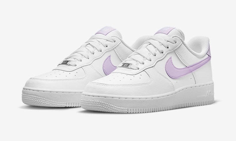 【国内 6/16 発売】ナイキ エア フォース 1 ロー “ネクスト ネイチャー/ホワイト/ライラック” (NIKE AIR FORCE 1 LOW “Next Nature/White/Lilac”) [DN1430-105]