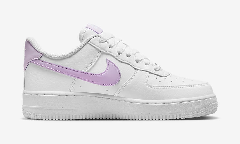 【国内 6/16 発売】ナイキ エア フォース 1 ロー “ネクスト ネイチャー/ホワイト/ライラック” (NIKE AIR FORCE 1 LOW “Next Nature/White/Lilac”) [DN1430-105]