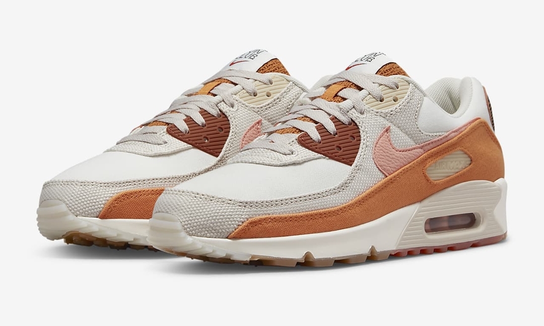 海外発売！ナイキ エア マックス 90 “サンクラブ/セイル/ライトオールウッドブラウン” (NIKE AIR MAX 90 “Sun Club/Sail/Light Orewood Brown”) [DM0036-100]