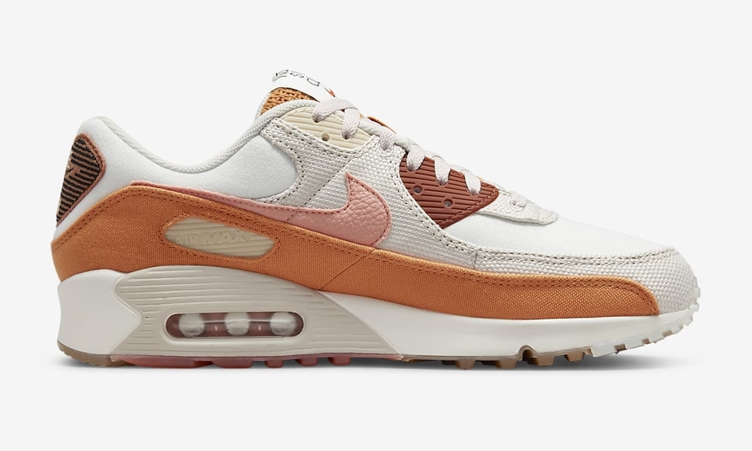 海外発売！ナイキ エア マックス 90 “サンクラブ/セイル/ライトオールウッドブラウン” (NIKE AIR MAX 90 “Sun Club/Sail/Light Orewood Brown”) [DM0036-100]