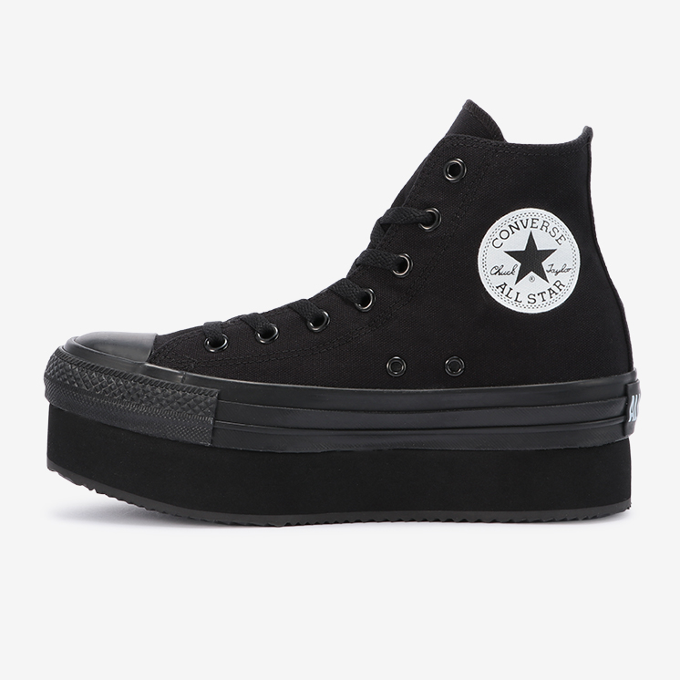 【直営店限定カラー】6/3 発売！ブラックの最新カラー！厚底 EVAソールを採用した CONVERSE ALL STAR CHUNKYLINE HI (コンバース オールスター チャンキーライン HI)