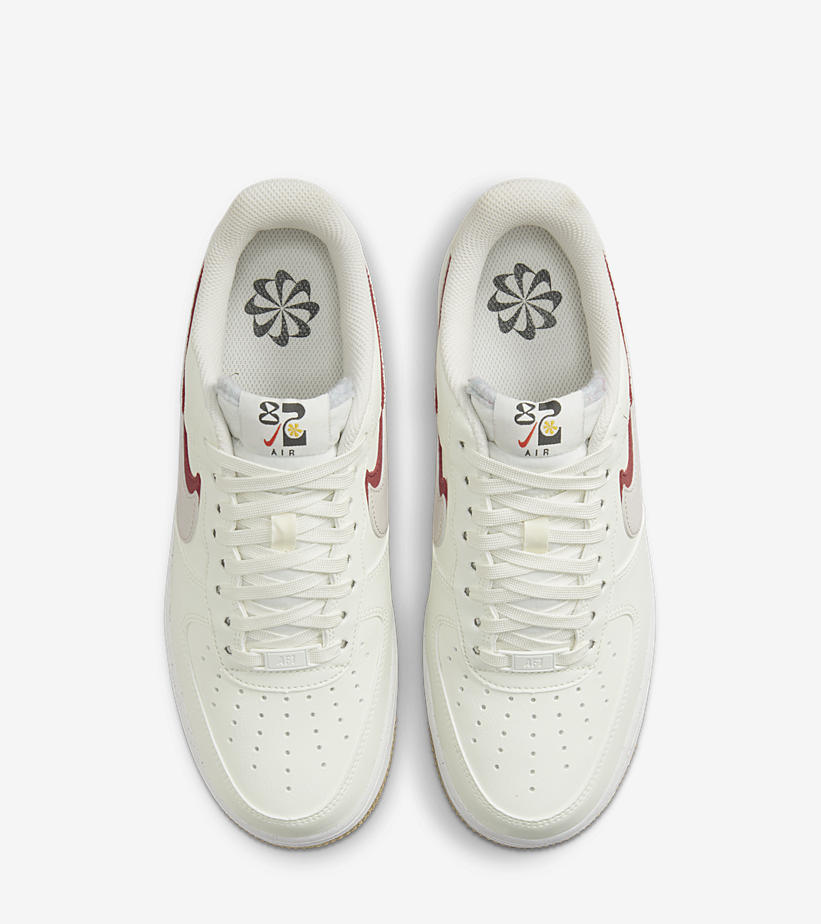 2022年 発売予定！ナイキ エア フォース 1 ロー “82/セイル/ラスト” (NIKE AIR FORCE 1 LOW “82/Sail/Rust”) [DX6065-101]