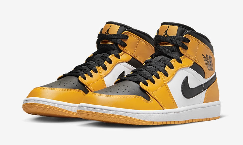 2022年 発売予定！ナイキ エア ジョーダン 1 ミッド “イエロートゥ” (NIKE AIR JORDAN 1 MID “Yellow Toe”) [554724-701/554725-701]