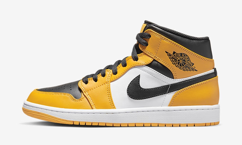 【国内 8/20 発売】ナイキ エア ジョーダン 1 ミッド “イエロートゥ” (NIKE AIR JORDAN 1 MID “Yellow Toe”) [554724-701/554725-701]