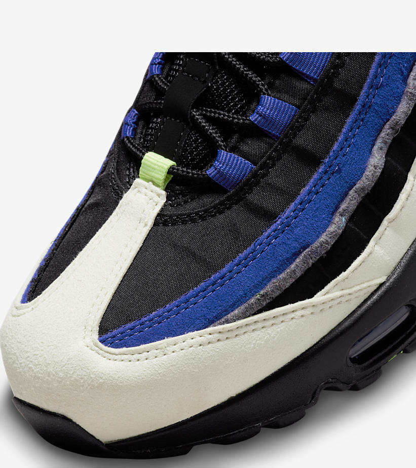 2022年 発売予定！ナイキ エア マックス 95 “ネクスト ネイチャー/ブラック/ロイヤル” (NIKE AIR MAX 95 “Next Nature/Black/Royal”) [DQ0268-001]