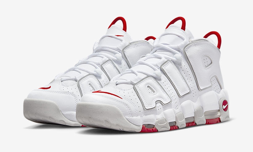 2022年 発売予定！ナイキ エア モア アップテンポ “ホワイト/グレー/レッド” (NIKE AIR MORE UPTEMPO “White/Grey/Red”) [DX8965-100]