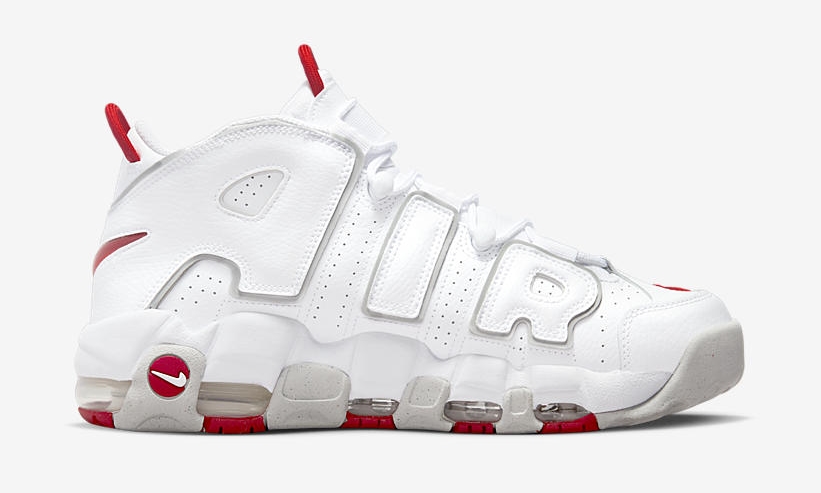 2022年 発売予定！ナイキ エア モア アップテンポ “ホワイト/グレー/レッド” (NIKE AIR MORE UPTEMPO “White/Grey/Red”) [DX8965-100]