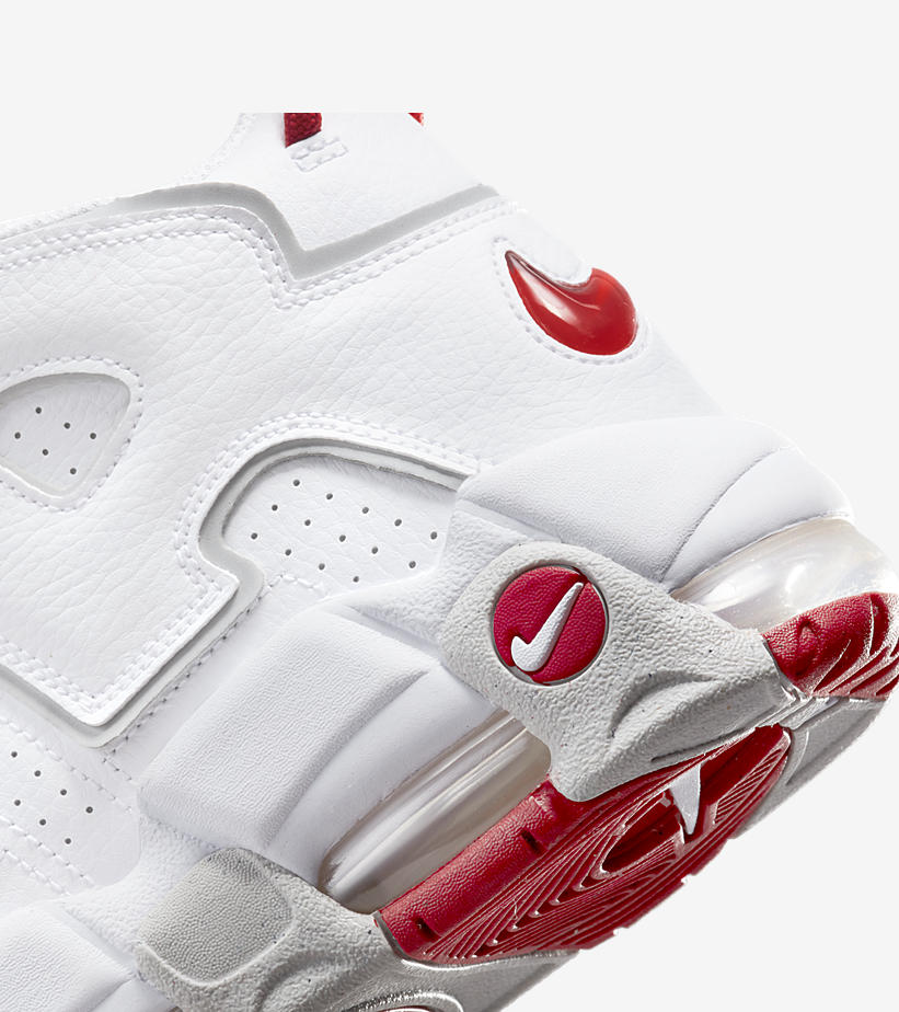 2022年 発売予定！ナイキ エア モア アップテンポ “ホワイト/グレー/レッド” (NIKE AIR MORE UPTEMPO “White/Grey/Red”) [DX8965-100]