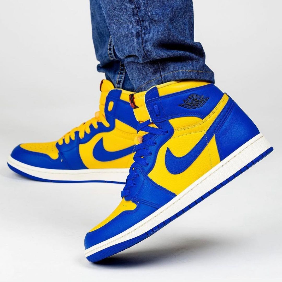 【国内 2/17 発売】ナイキ ウィメンズ エア ジョーダン 1 ハイ OG “リバースレイニー” (NIKE WMNS AIR JORDAN 1 HIGH OG “Reverse Laney”) [FD2596-700]