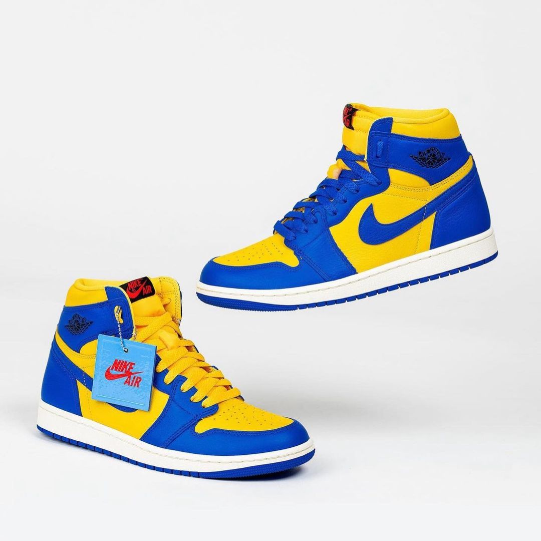 【国内 2/17 発売】ナイキ ウィメンズ エア ジョーダン 1 ハイ OG “リバースレイニー” (NIKE WMNS AIR JORDAN 1 HIGH OG “Reverse Laney”) [FD2596-700]