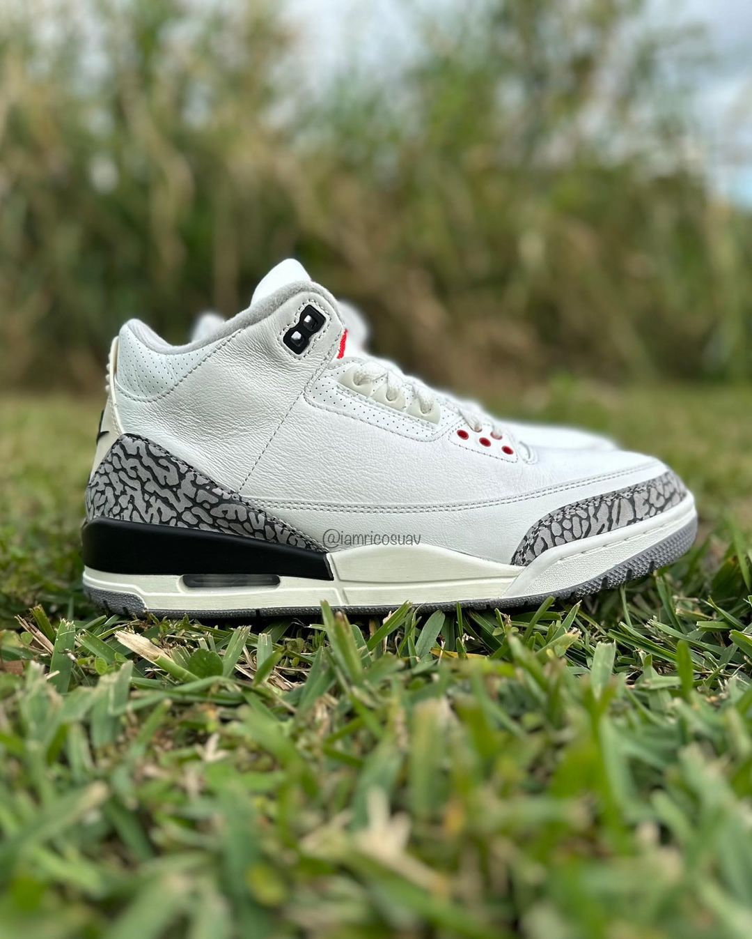 nike air jordan 3 white cement 27.5センチ