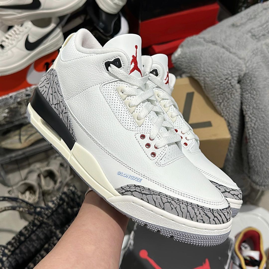 nike air jordan 3 white cement 27.5センチ