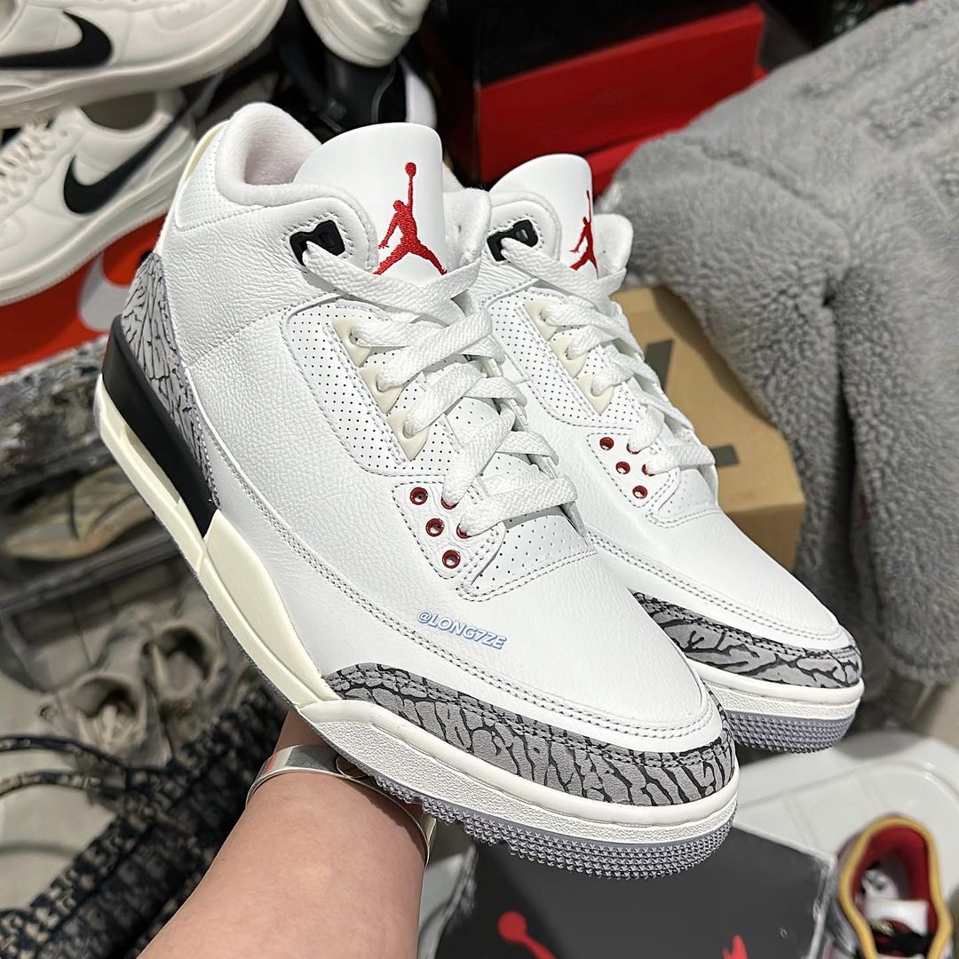 nike air jordan 3 white cement 27.5センチ