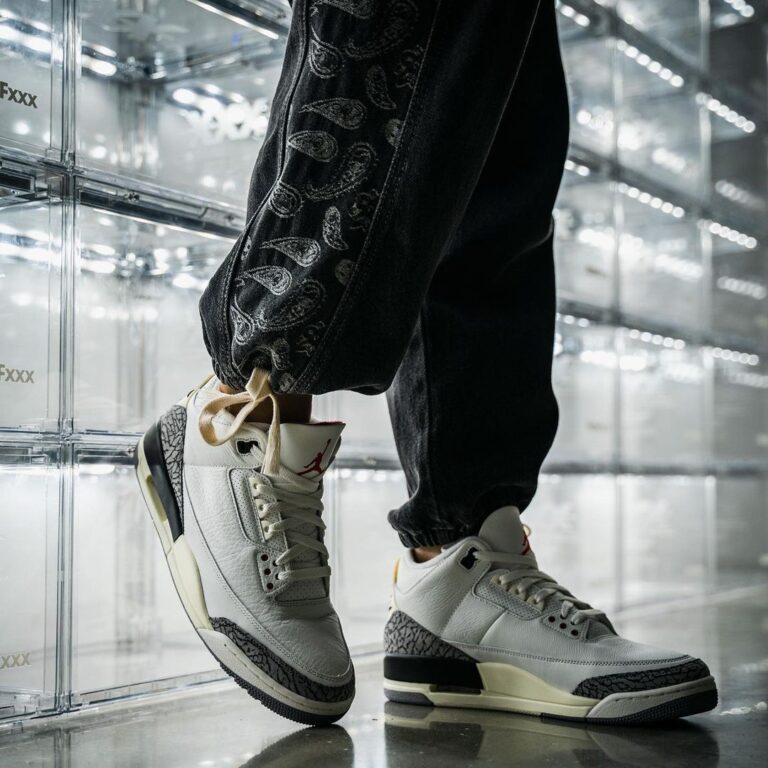 nike air jordan 3 white cement 27.5センチ